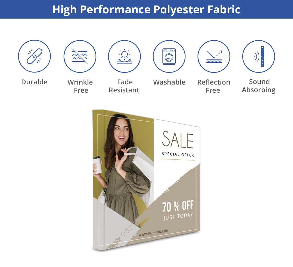 Fabric Pop-up Straight Display (10' x 8')
