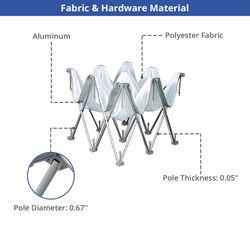 Fabric Pop-up Straight Display (10' x 8')