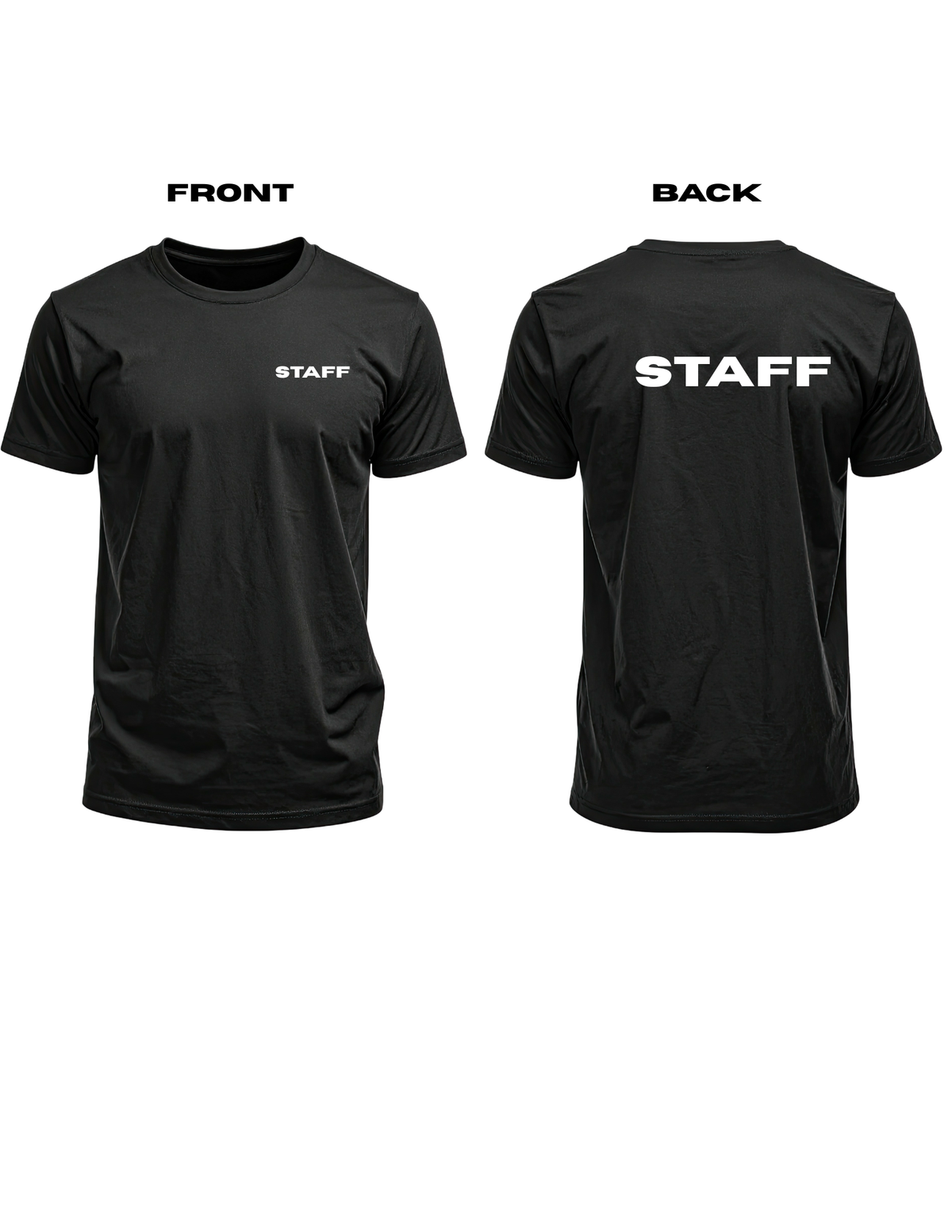Staff T-Shirt | 100% Cotton Event & Team Staff Tee