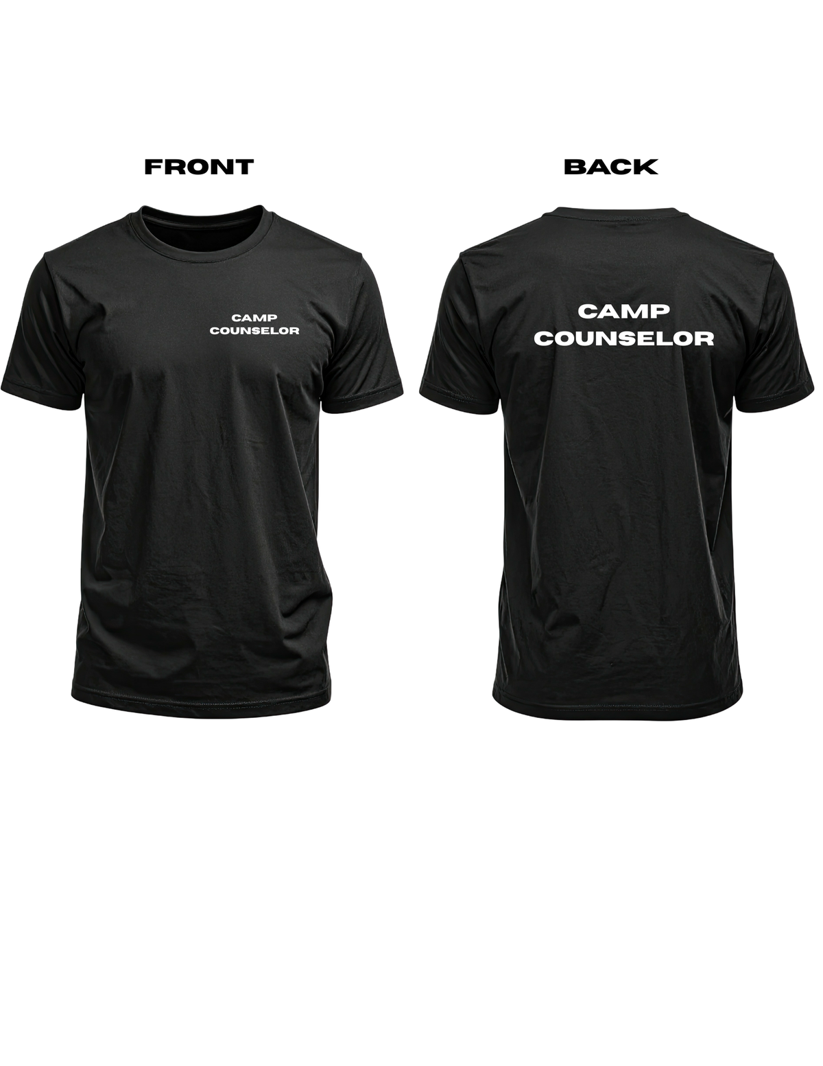 Camp Counselor T-Shirt | 100% Cotton Event & Team Staff Tee