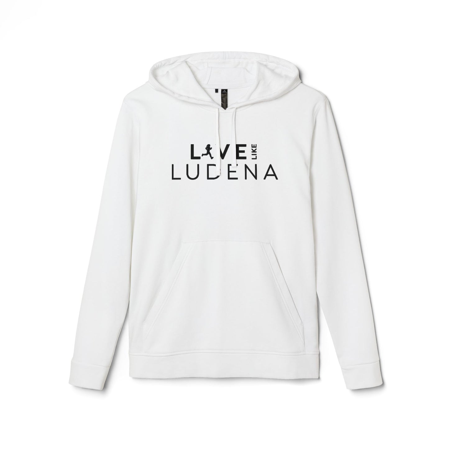 Adidas Unisex Fleece Hoodie - Live Like Ludena | Boston Marathon 2025