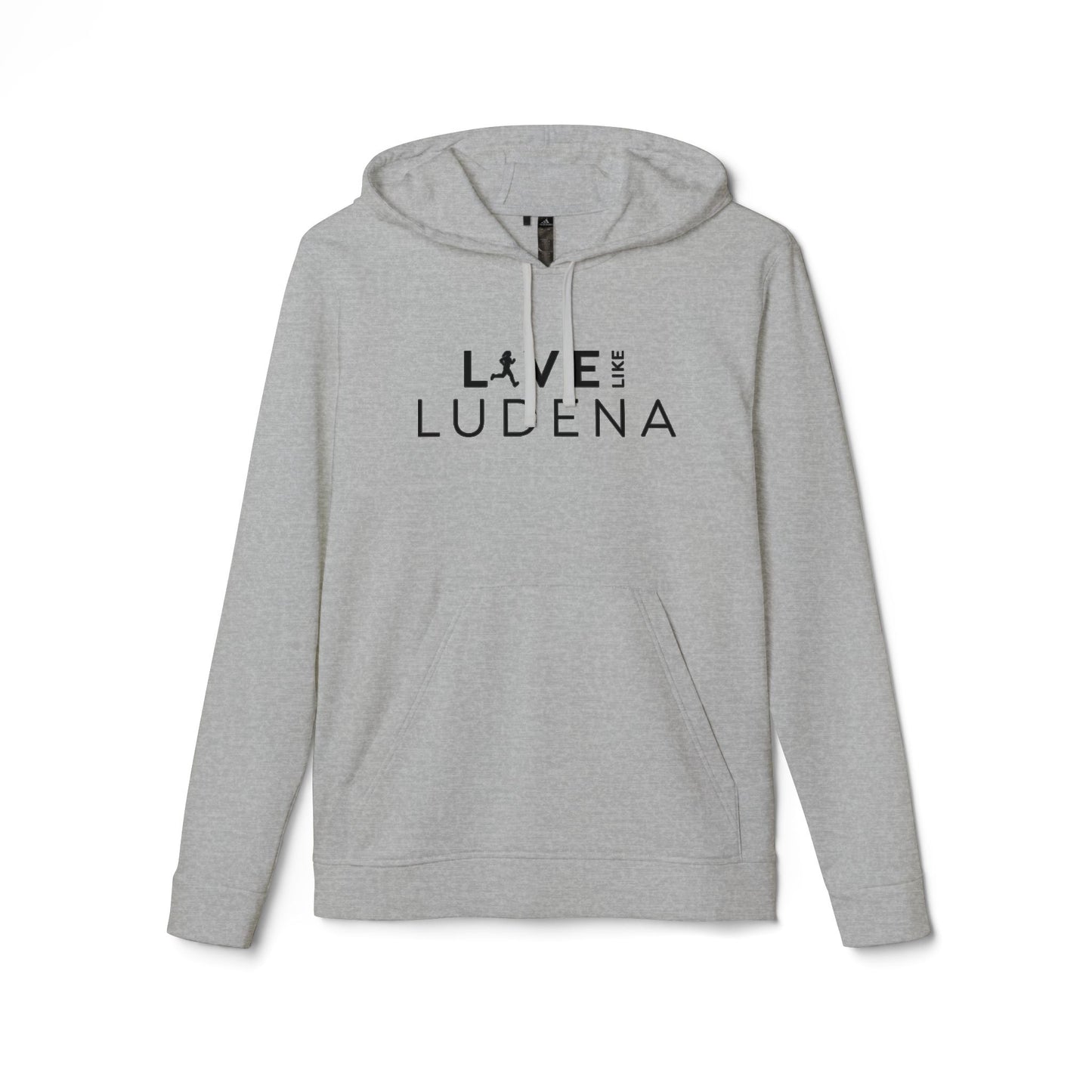 Adidas Unisex Fleece Hoodie - Live Like Ludena | Boston Marathon 2025