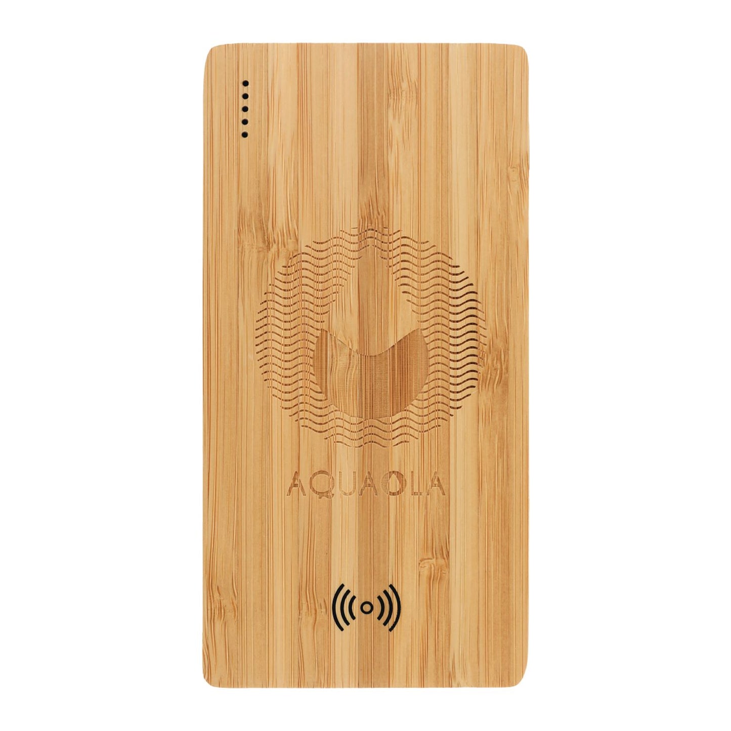 FSC® 100% Bamboo 5000 mAh Wireless Power Bank