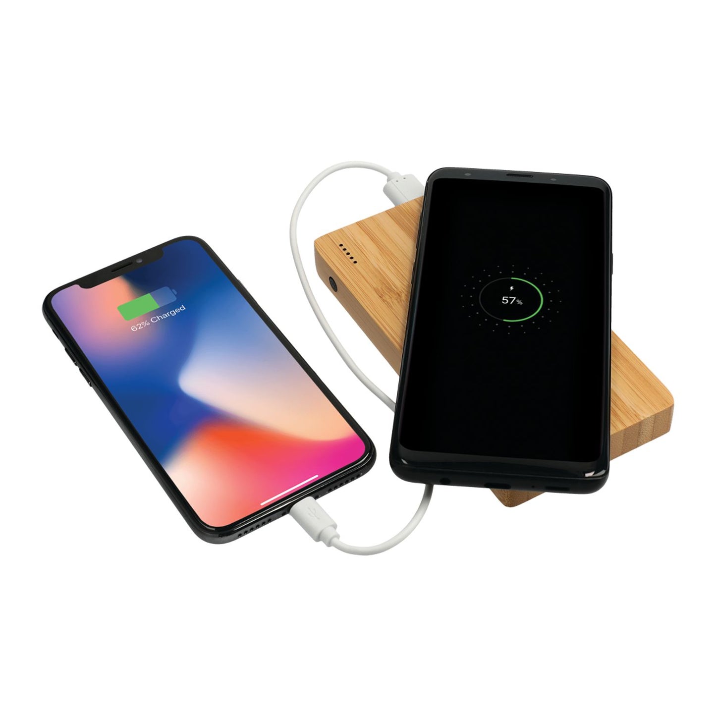 FSC® 100% Bamboo 5000 mAh Wireless Power Bank