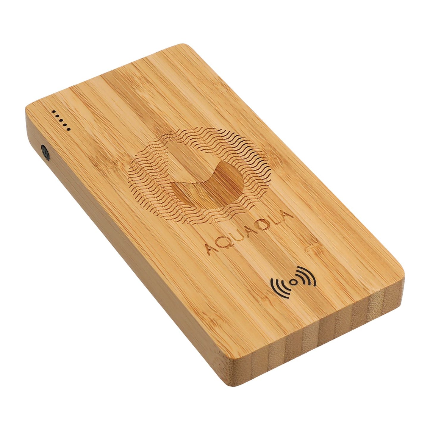 FSC® 100% Bamboo 5000 mAh Wireless Power Bank
