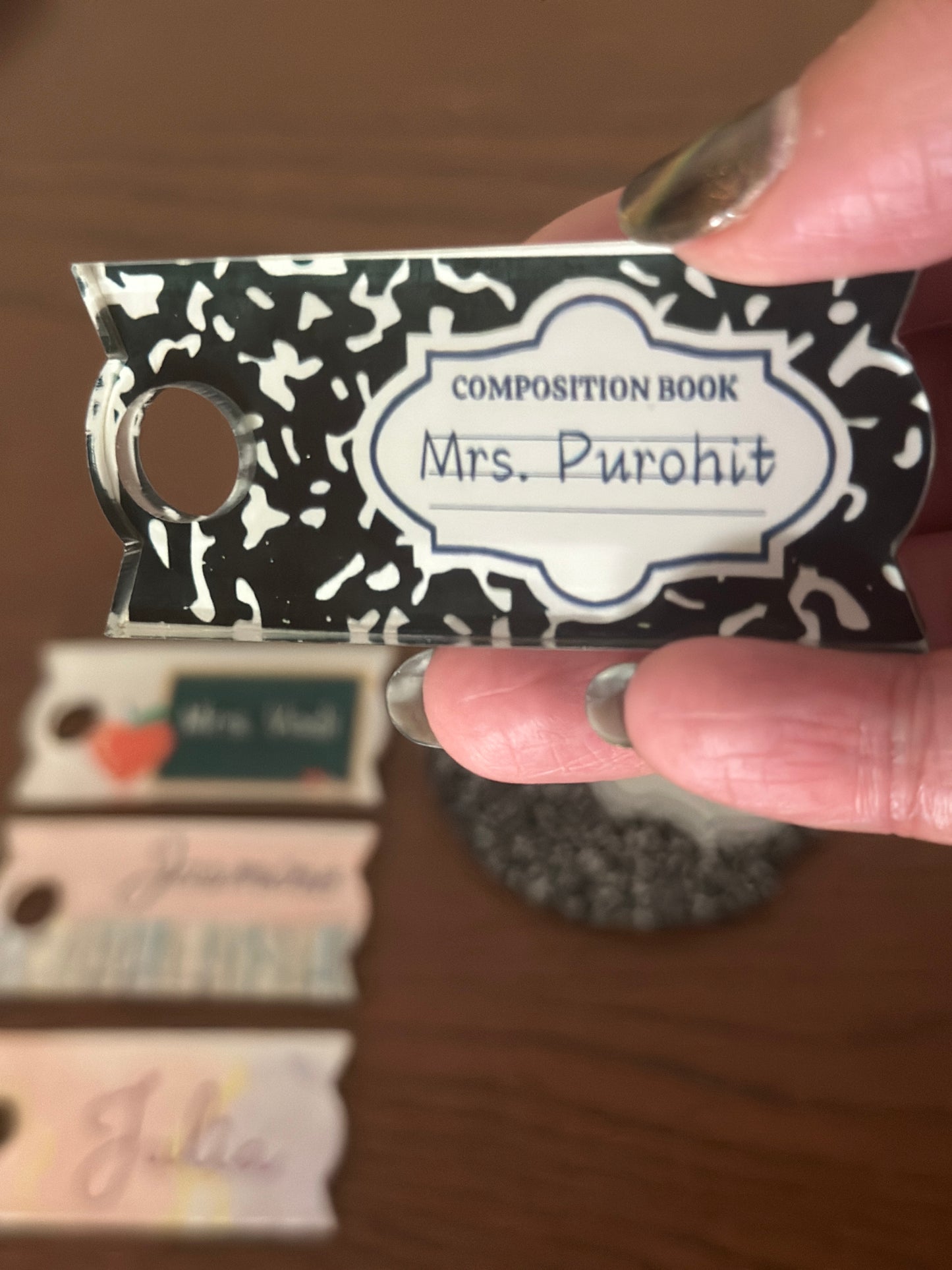 Teacher Gift - Name Plate for Stanley Cup