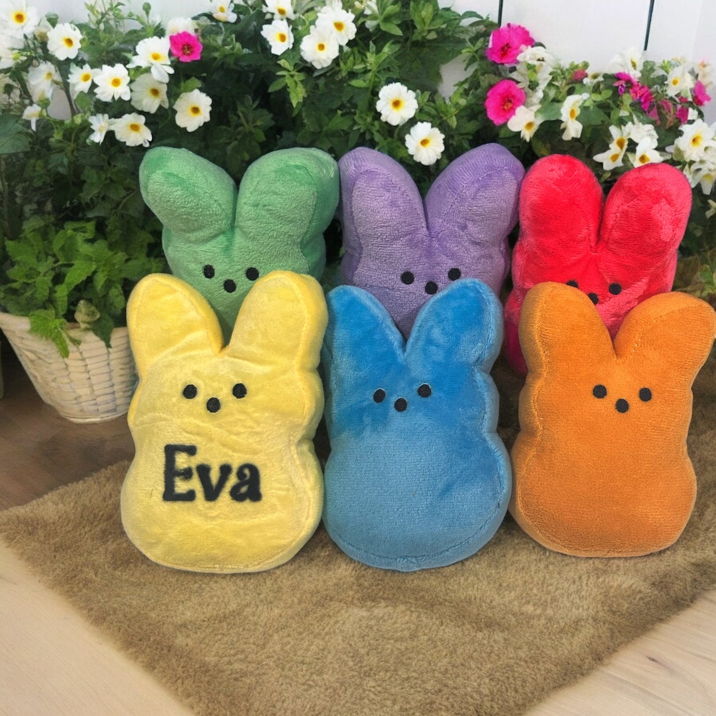 Easter Peeps Plush Bunny - Personalized