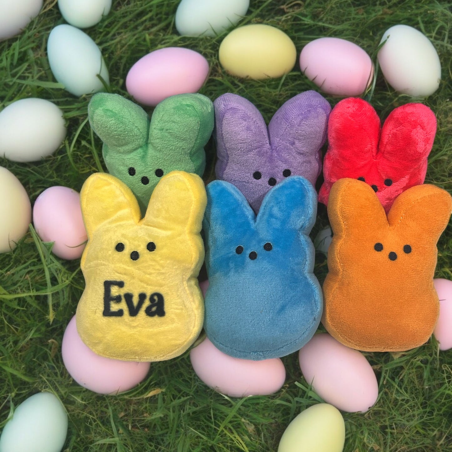 Easter Peeps Plush Bunny - Personalized