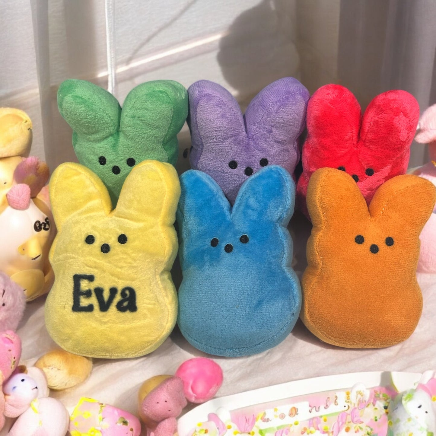 Easter Peeps Plush Bunny - Personalized