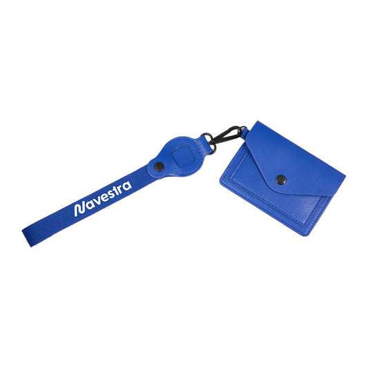 Recycled Wrist Lanyard with Card Holder