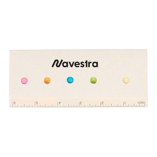 Recycled Milk Carton Sticky Notes & Ruler Pad