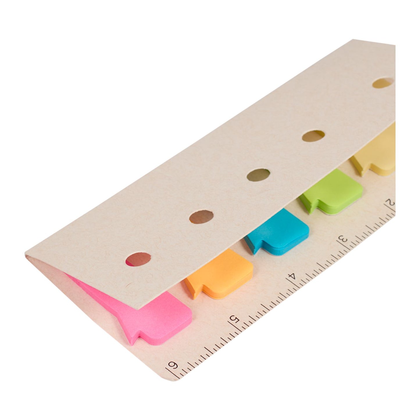 Recycled Milk Carton Sticky Notes & Ruler Pad