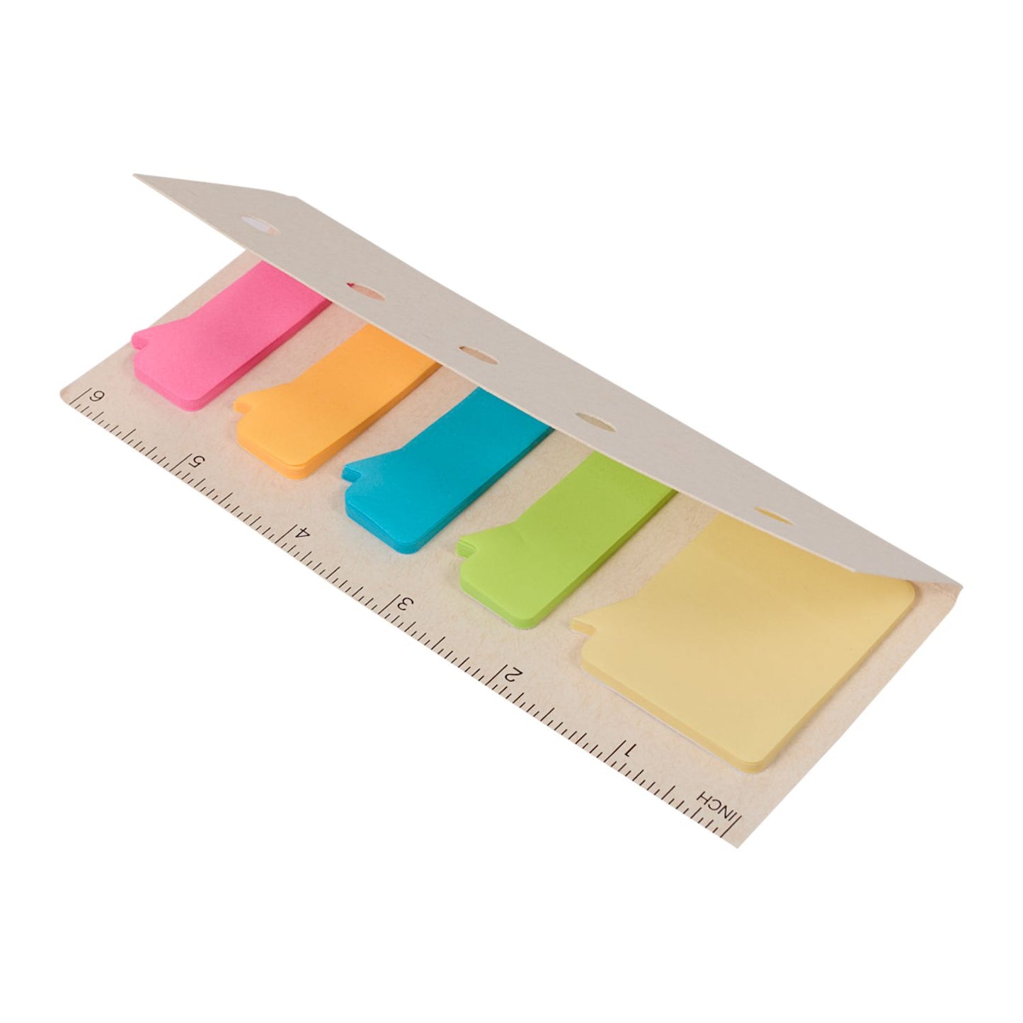 Recycled Milk Carton Sticky Notes & Ruler Pad