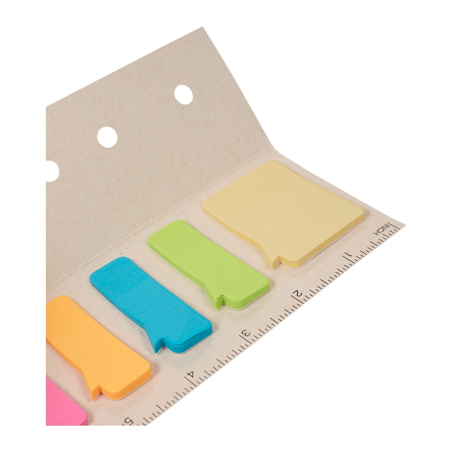 Recycled Milk Carton Sticky Notes & Ruler Pad